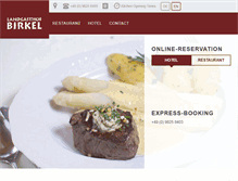 Tablet Screenshot of landgasthof-birkel.de